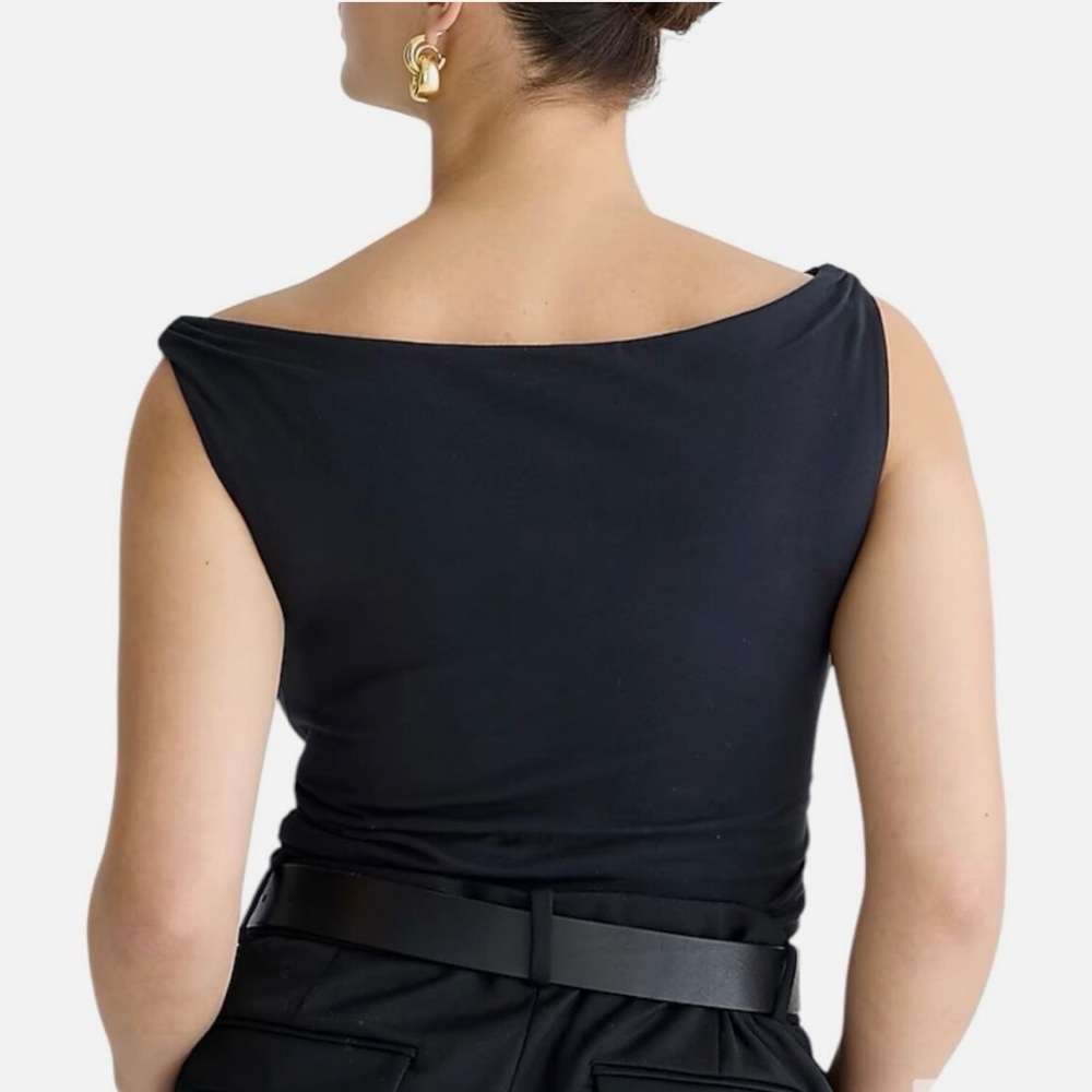 J Crew Black Off-Shoulder Top